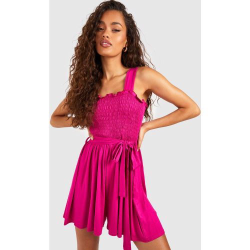 Combishort Noué Froncé - 36 - boohoo - Modalova