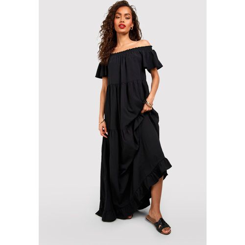 Robe Longue À Volants - boohoo - Modalova