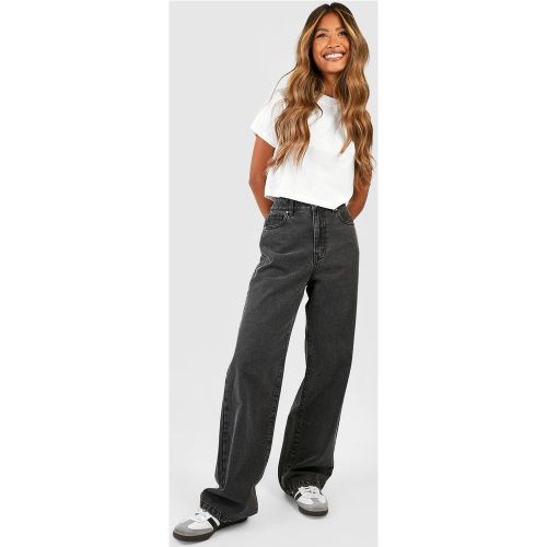 Jean Boyfriend Basique Taille Haute - 36 - boohoo - Modalova