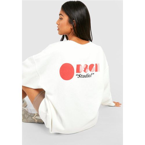Petite" - Ensemble Avec Sweat Et Short Cycliste - S - boohoo - Modalova