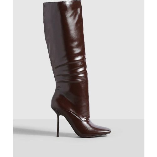 Cuissardes Carrées À Talon Aiguille - 38 - boohoo - Modalova