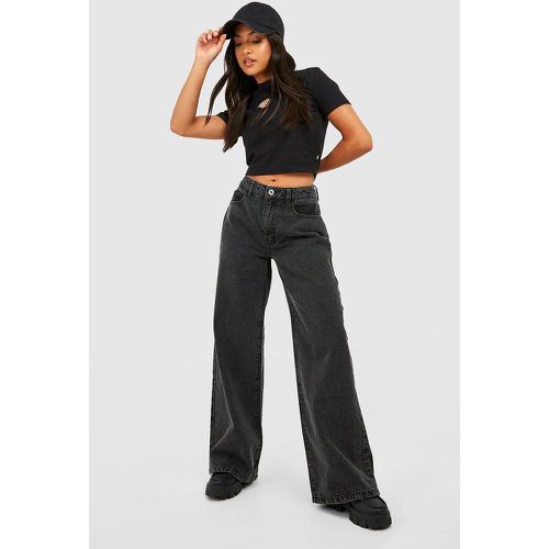 Petite" - Jean Large Basique - 44 - boohoo - Modalova