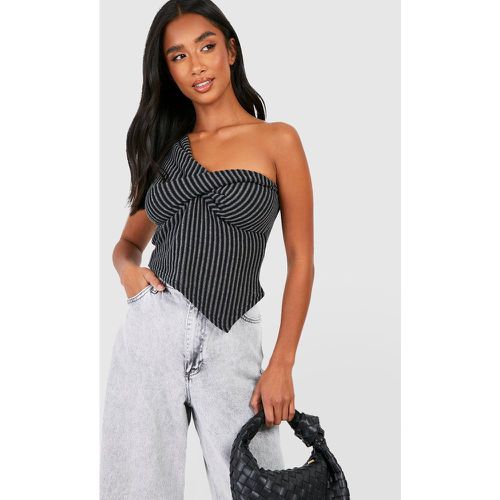 Petite" - Top Asymétrique Torsadé - 34 - boohoo - Modalova