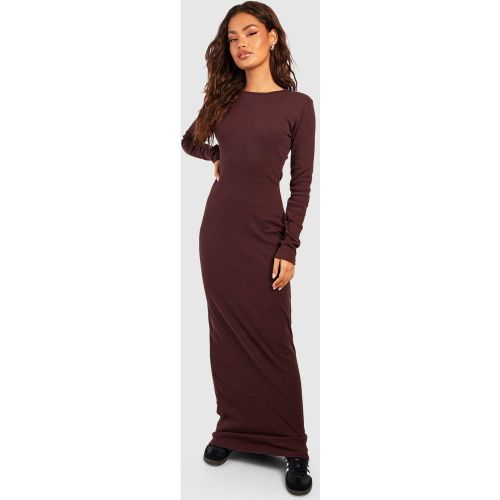 Robe Longue Basique À Manches Longues - 36 - boohoo - Modalova