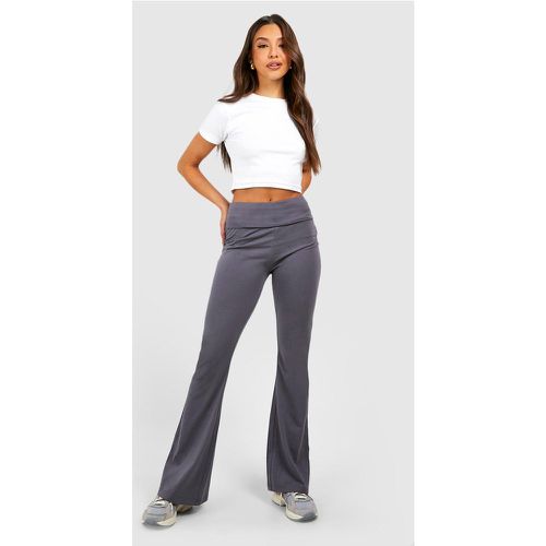 Pantalon De Yoga Flare En Jersey - 40 - boohoo - Modalova