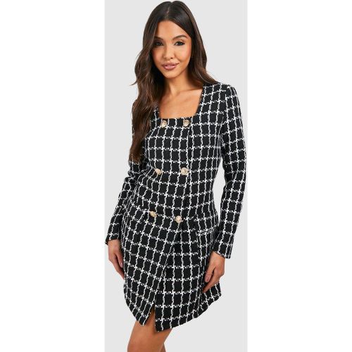 Robe Blazer Bouclée - 46 - boohoo - Modalova