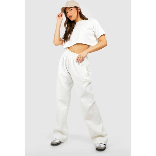 Jogging Droit - Blanc Écru - L, Blanc Écru - boohoo - Modalova