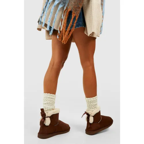 Bottines Synthétiques À Doublure En Synthétique - 38 - boohoo - Modalova