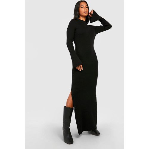 Petite" - Robe Longue Côtelée Premium - M - boohoo - Modalova