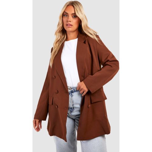 Grande Taille - Blazer Oversize Long - 44 - boohoo - Modalova