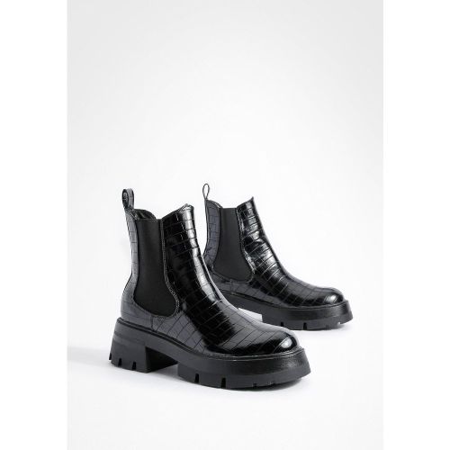 Bottines Chelsea À Semelle Épaisse - 37 - boohoo - Modalova