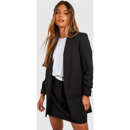 Blazer Cintré À Manches Plissées - 34 - boohoo - Modalova