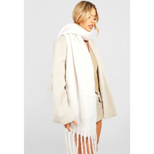 Écharpe À Franges Épaisses - One Size - boohoo - Modalova