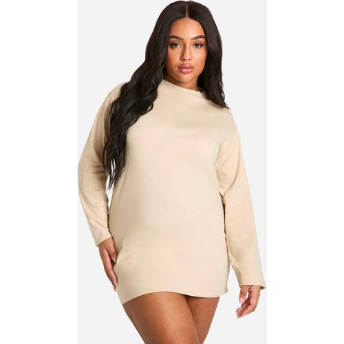 Robe T-Shirt Oversize À Manches Longues - boohoo - Modalova