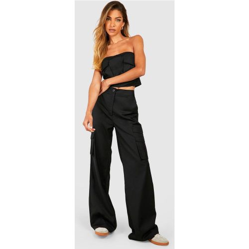 Pantalon Cargo Ample - 38 - boohoo - Modalova