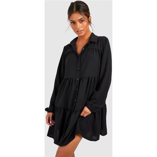 Robe Chemise À Volants - boohoo - Modalova