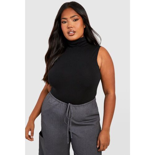Grande Taille - Top Premium Sans Manches À Col Roulé - 44 - boohoo - Modalova