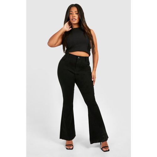 Grande Taille - Jean Flare - 56 - boohoo - Modalova