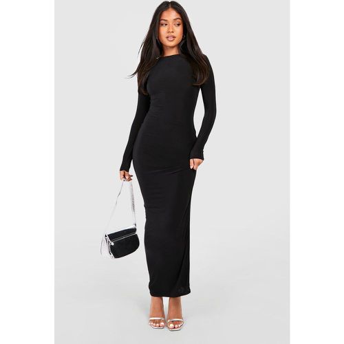 Petite" - Robe Longue À Manches Longues - boohoo - Modalova