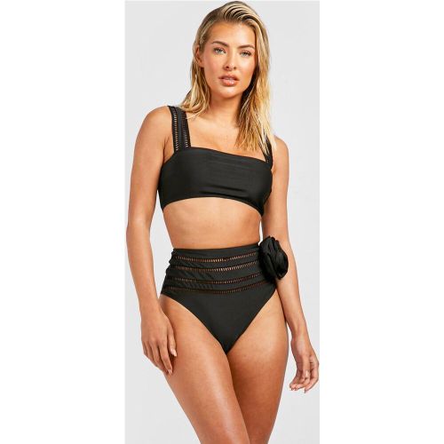 Bikini À Fleur 3D - 40 - boohoo - Modalova