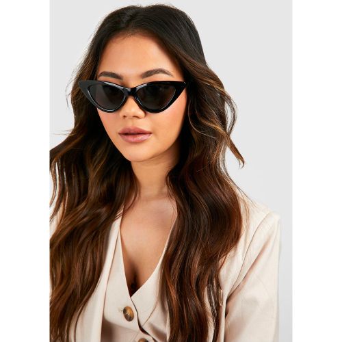 Lunettes De Soleil Basiques Œil De Chat - One Size - boohoo - Modalova