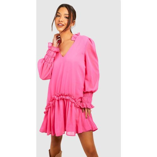 Robe Babydoll À Volants - 40 - boohoo - Modalova