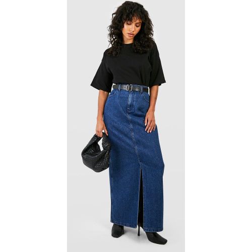 Jupe Longue Délavée En Jean - 38 - boohoo - Modalova