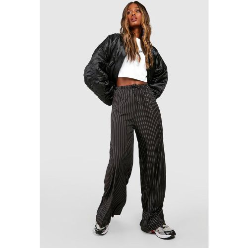 Pantalon Large À Rayures - 34 - boohoo - Modalova