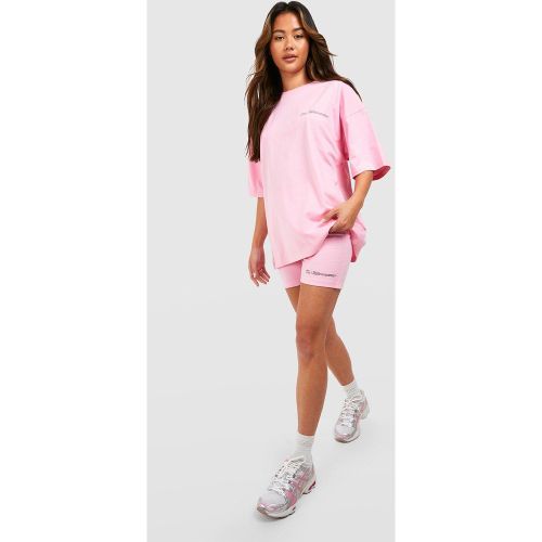 Ensemble Avec T-Shirt Oversize Et Short Cycliste - S - boohoo - Modalova