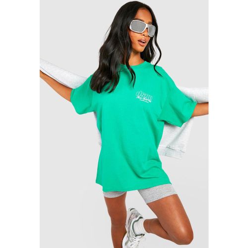 Petite" - "Petite" - Ensemble Avec T-Shirt À Slogan Dsgn Studio Et Short Cycliste - S - boohoo - Modalova
