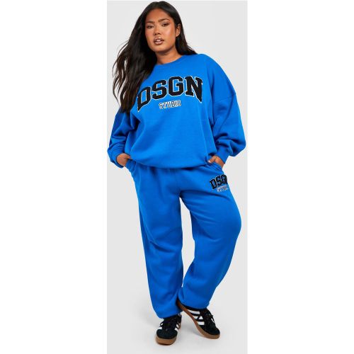 Grande Taille - Survêtement En Tissu Éponge À Slogan Dsgn Studio - 44 - boohoo - Modalova