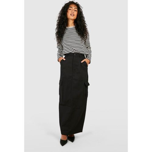 Jupe Cargo Mi-Longue Taille Haute - 34 - boohoo - Modalova