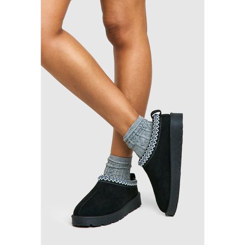 Mules À Broderies - 36 - boohoo - Modalova