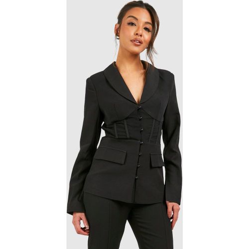 Blazer De Tailleur Cintré - 38 - boohoo - Modalova