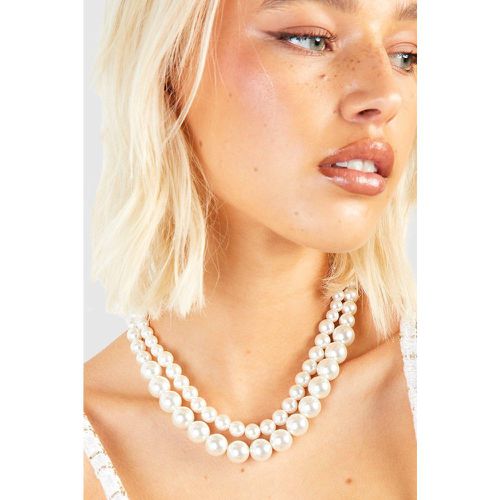 Collier À Perles Épaisses - One Size - boohoo - Modalova