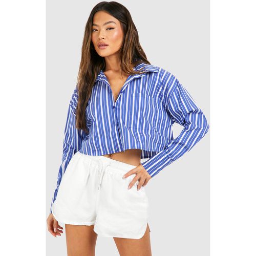 Chemise Courte À Rayures - boohoo - Modalova