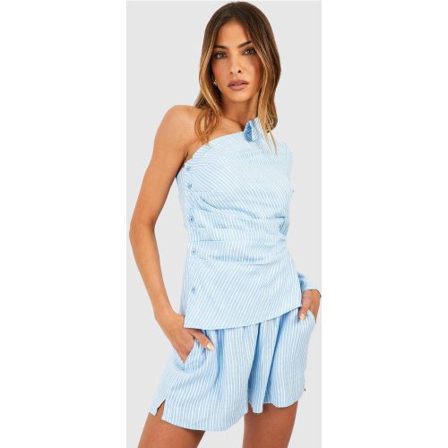 Chemise Asymétrique À Manches Longues - 34 - boohoo - Modalova