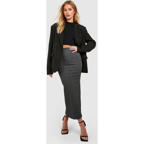 Jupe Longue À Chevrons - 38 - boohoo - Modalova