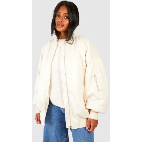 Bomber Oversize En Synthétique - 36 - boohoo - Modalova