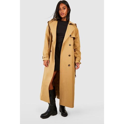 Trench Oversize À Ceinture Et Épaulettes - 36 - boohoo - Modalova