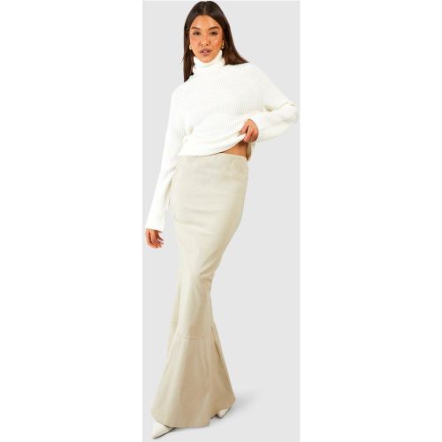 Jupe Longue En Bengaline - 34 - boohoo - Modalova