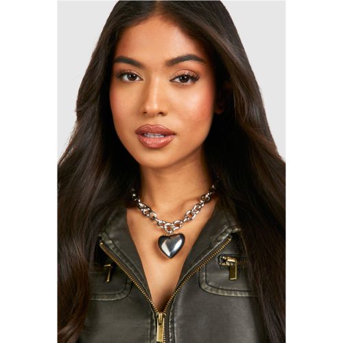 Collier À Pendentif Cœur - One Size - boohoo - Modalova