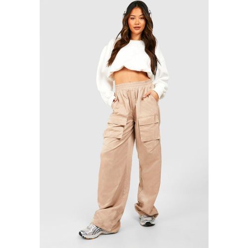 Pantalon Cargo Droit À Poches - 34 - boohoo - Modalova