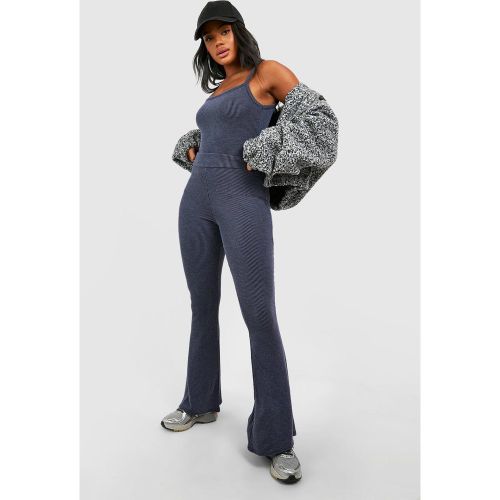 Pantalon De Yoga Flare Côtelé - S - boohoo - Modalova