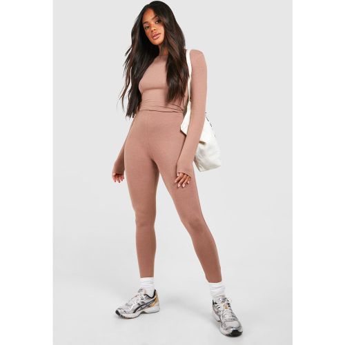 Combishort Premium Super Doux À Manches Longues - 36 - boohoo - Modalova