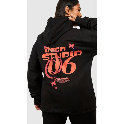 Grande Taille - Sweat À Capuche Oversize À Slogan Dsgn Studio - 44 - boohoo - Modalova