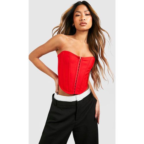 Corset Bandage À Agrafes - boohoo - Modalova