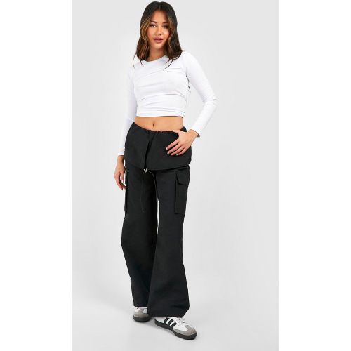 Pantalon Parachute À Taille Contrastante - 34 - boohoo - Modalova