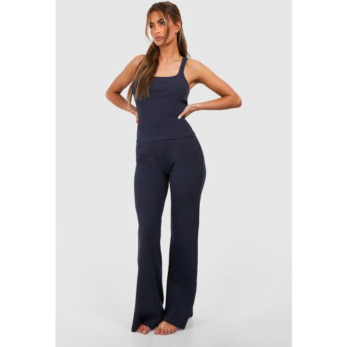 Pantalon Flare Côtelé Premium - 38 - boohoo - Modalova