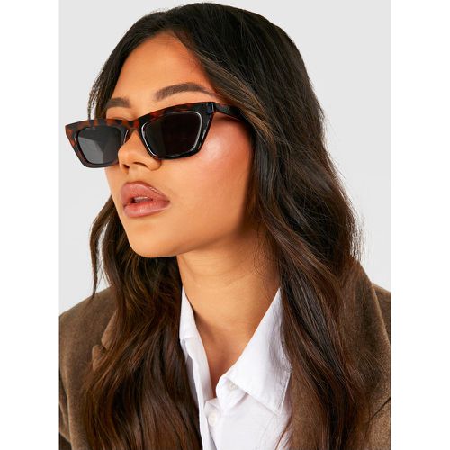 Lunettes De Soleil Écaille De Tortue - boohoo - Modalova